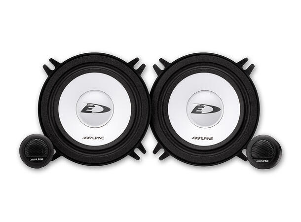 Alpine SXE-1350S komponentsett, Type-E, 4ohm, 40/250W RMS/Max, 60Hz-20kHz 